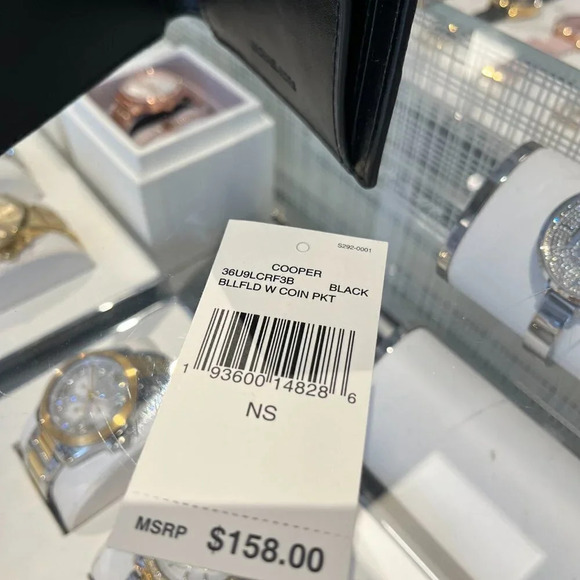 Michael kors Cooper Billfold With Coin Pocket 36U9LCRF3B Black - Picture 9 of 9